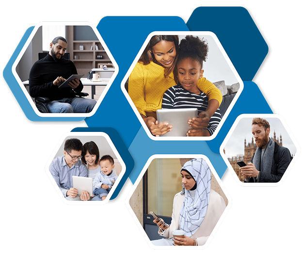 Global Library Schools Hexagons